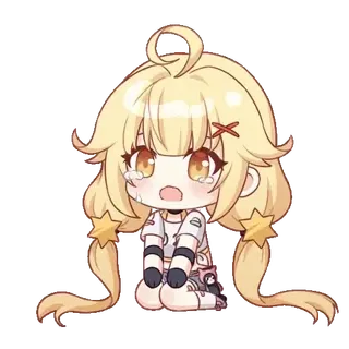 🥲 Anime, Manga, Cartoon, Süß, Kawaii, Chibi, Traurig, Weinend whatsapp sticker