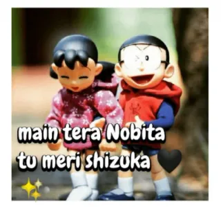 🤗 Nobita Doraemon main tera Nobita
tu meri shizuka Anime, Hoạt hình, Tình yêu, Nhân vật whatsapp sticker