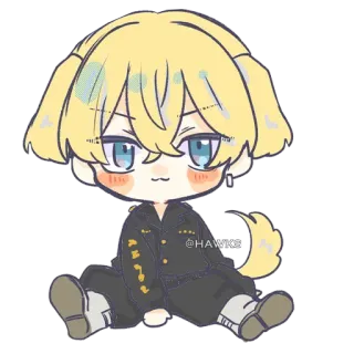 🙂 @HAWKS Anime, Chibi, Dễ thương, Nhân vật, Nghệ thuật telegram sticker