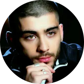 😒 Zayn Malik singer, celebrity, one direction, musician, zayn malik, portrait telegram sticker