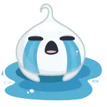 😭 泣く, 悲しい, 漫画, 涙, 感情, 気持ち telegram sticker