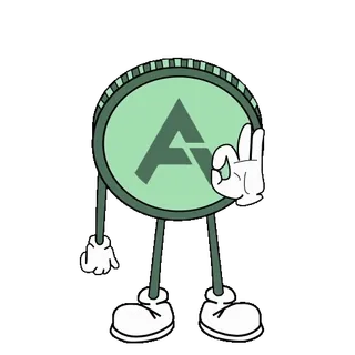 👌 moeda, gesto, sinal de ok, desenho animado whatsapp sticker