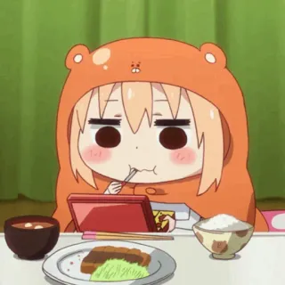 ✨ Umaru Doma Himouto! Umaru-chan Anime, Umaru, Himouto, Kawaii, Lindo, Chibi telegram sticker