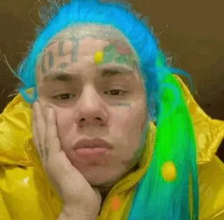 🧑‍🎤 Tekashi 6ix9ine rappeur, Tekashi 6ix9ine, 6ix9ine, musicien telegram sticker