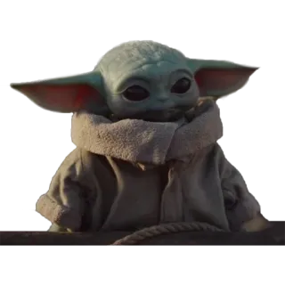 😊 Baby Yoda The Mandalorian Baby Yoda, Grogu, The Mandalorian, Star Wars, imut, karakter, luar angkasa, bayi telegram sticker