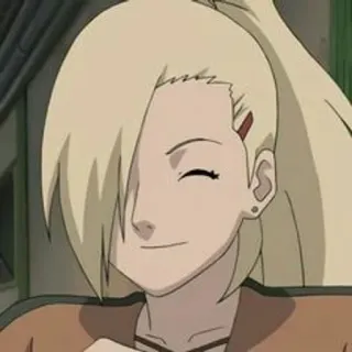 🌟 Ino Yamanaka Naruto anime, character, portrait, Ino Yamanaka, Naruto, ninja, female, blonde telegram sticker