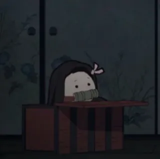 🎏 Nezuko Kamado Demon Slayer anime, cartoon, character, cute, nezuko, demon slayer telegram sticker