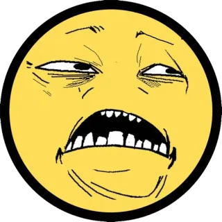 😧 Emoji, Visage, Drôle, Expression, Mème, Sarcastique telegram sticker