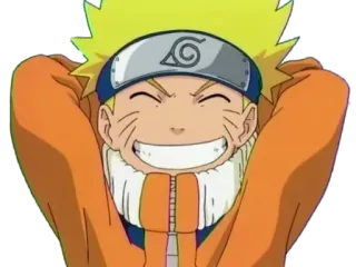 😁 Naruto Uzumaki Naruto 애니메이션, 만화, 나루토, 우즈마키, 행복, 웃는 telegram sticker