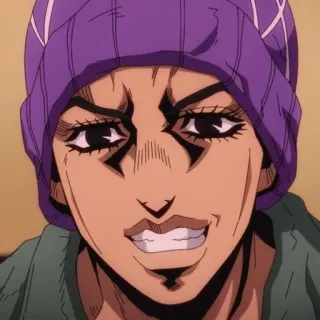 🥰 Guido Mista JoJo's Bizarre Adventure Anime, Personage, Cartoon, JoJo's Bizarre Adventure, Guido Mista telegram sticker