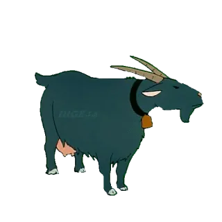 🐏 capra, animale, fattoria, animale domestico telegram sticker