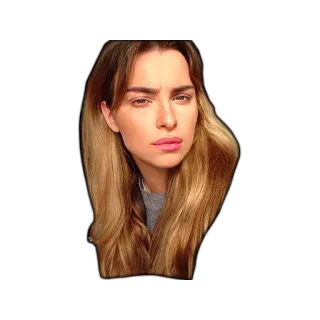 🛬 femme, portrait, visage, personne, blonde, beauté whatsapp sticker