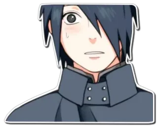 😳 Sasuke Naruto Anime, Sasuke, Naruto, Postać, Naklejka telegram sticker