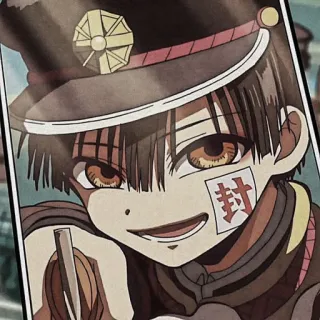 🏮 Hanako-kun Toilet-Bound Hanako-kun 封 Anime, Personaje, Sticker, Hanako-kun, Manga telegram sticker