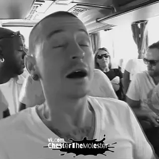 🍓 Chester Bennington vk.com -ChesterTheMOLESTER musica, band, rock, Chester, Bennington telegram sticker