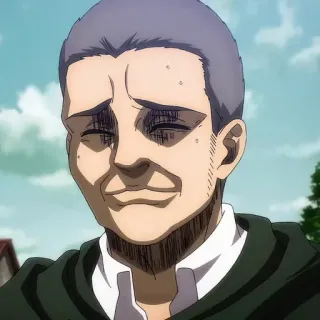 💈 Zeke Yeager Attack on Titan Anime, Ataque dos Titãs, Personagem, Zeke Yeager, Chorando, Triste, Mangá telegram sticker