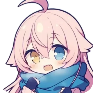 👍 アニメ風, かわいい, マンガ, ちび, カワイイ, カートゥーン telegram sticker