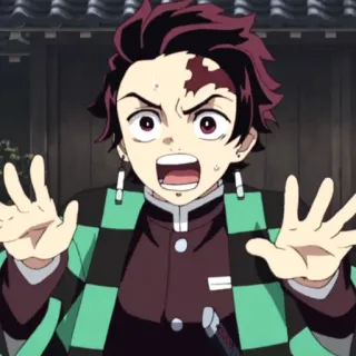 ⚔ Tanjiro Kamado Demon Slayer anime, Demon Slayer, Tanjiro Kamado, bang, manga, personage telegram sticker