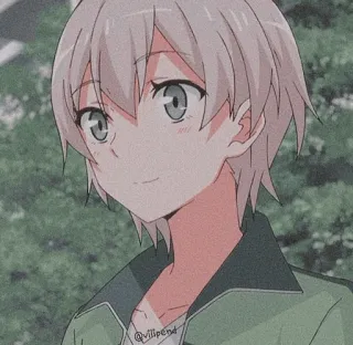 🎟 qvilliperd Anime stijl, Sticker, Personage, Persoon, Portret, Groen, Jongen telegram sticker