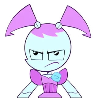 😡 Jenny Wakeman My Life as a Teenage Robot Dessin animé, Robot, Jenny Wakeman, Nickelodeon telegram sticker