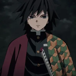 😠 Giyu Tomioka Demon Slayer Anime, Thanh gươm diệt quỷ, Giyu Tomioka, Nhân vật, Kiếm, Manga telegram sticker
