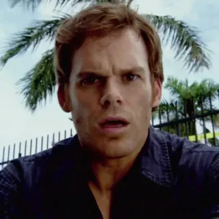 😳 Dexter Morgan Dexter asesino en serie, sangre, psicópata, crimen, serie de TV telegram sticker