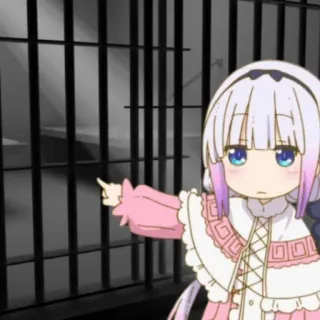 💕 Kanna Kamui Miss Kobayashi's Dragon Maid Anime, Kanna, Kanna Kamui, Dragon Maid, Miss Kobayashi's Dragon Maid telegram sticker