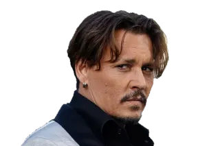 👀 Johnny Depp actor, celebrity, johnny depp telegram sticker