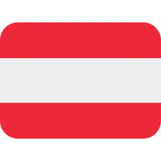 🇦🇹 bandera, Austria, país telegram sticker