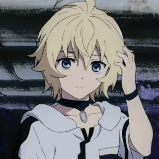 ⚓ Mikaela Hyakuya Seraph of the End Anime, Postać, Mikaela Hyakuya, Seraph of the End telegram sticker