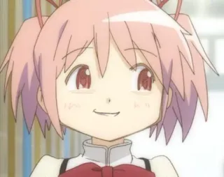 😏 Madoka Kaname Puella Magi Madoka Magica Anime, Personaje, Lindo, Manga, Chica whatsapp sticker