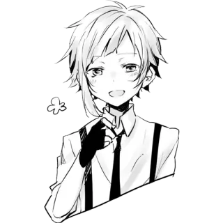 ☺️ Atsushi Nakajima Bungou Stray Dogs Anime, Manga, Bungou Stray Dogs, Atsushi Nakajima telegram sticker