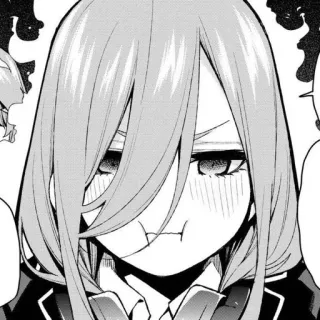 😠 manga, anime, cute, girl, expression, pout telegram sticker