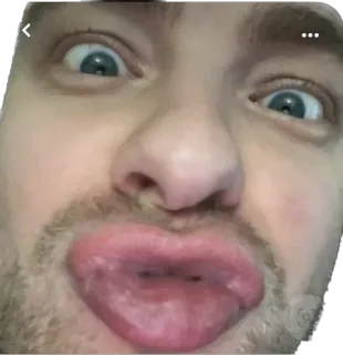 😘 Cara, Meme, Divertido, Raro, Tonto, Expresión telegram sticker