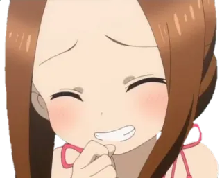 😂 Takagi Teasing Master Takagi-san Anime, Garota, Fofa, Takagi, Mestre das Brincadeiras Takagi-san telegram sticker