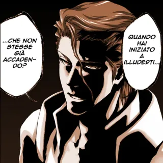 🌚 ...CHE NON STESSE GIÀ ACCADENDO? QUANDO HAI INIZIATO A ILLUDERTI... Anime, Manga, Komiks whatsapp sticker