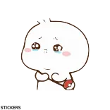 😪 triste, pleurer, dessin animé, mignon, émotionnel, larmes, kawaii telegram sticker