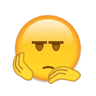 😣 Emoji, Expressão, Entediado, Sem impressionar, Irritado telegram sticker