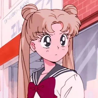 😠 Sailor Moon anime, manga, sailor moon, cartoon, magical girl telegram sticker
