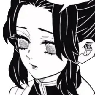 🦋 Shinobu Kocho Demon Slayer Anime, Manga, Demon Slayer, Shinobu Kocho, Personnage telegram sticker