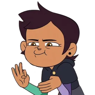 😫 Luz Noceda The Owl House การ์ตูน, แอนิเมชั่น, ตัวละคร, ลูซ, โนเซดา, บ้านนกฮูก telegram sticker