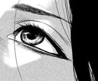 🌟 Auge, Manga, Anime, Nahaufnahme, Illustration, Zeichnung telegram sticker