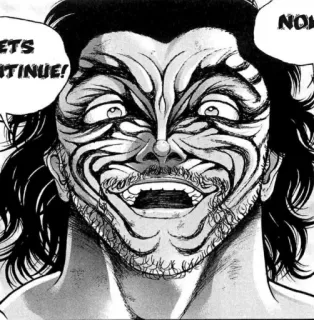 Ogre BAki telegram stickers