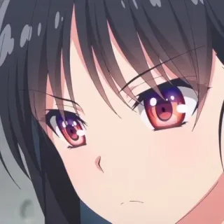 😑 Horikita Suzune Classroom of the Elite anime, manga, school, classroom, horikita, suzune telegram sticker