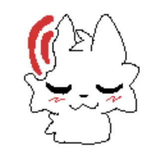✅ gatto, kawaii, carino, animale telegram sticker