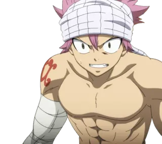 😤 Natsu Dragneel Fairy Tail Anime, Fairy Tail, Natsu Dragneel, Magier, Feuer, Magie telegram sticker