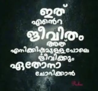 💌 ഇത് എന്റെ ജീവിതം അത് എനിക്കിഷ്ടമുള്ളപോലെ ജീവിക്കും ഏതോെനാ ചോദിക്കാൻ telegram sticker