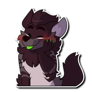 ☺️ hyena telegram sticker