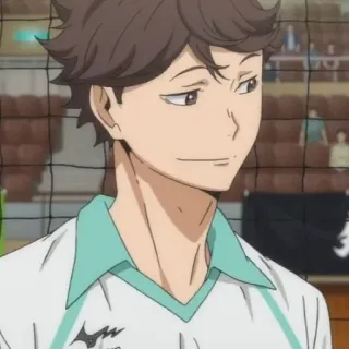 💗 Oikawa Tooru Haikyuu!! Anime, Haikyuu, Oikawa Tooru, Pallavolo, Personaggio, Manga telegram sticker