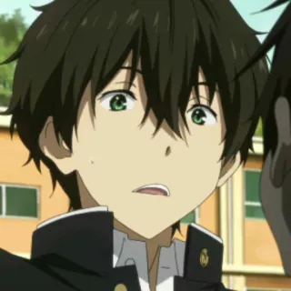 🌵 Houtarou Oreki Hyouka アニメ, 氷菓, 折木奉太郎, 男性, キャラクター, 日本アニメ telegram sticker